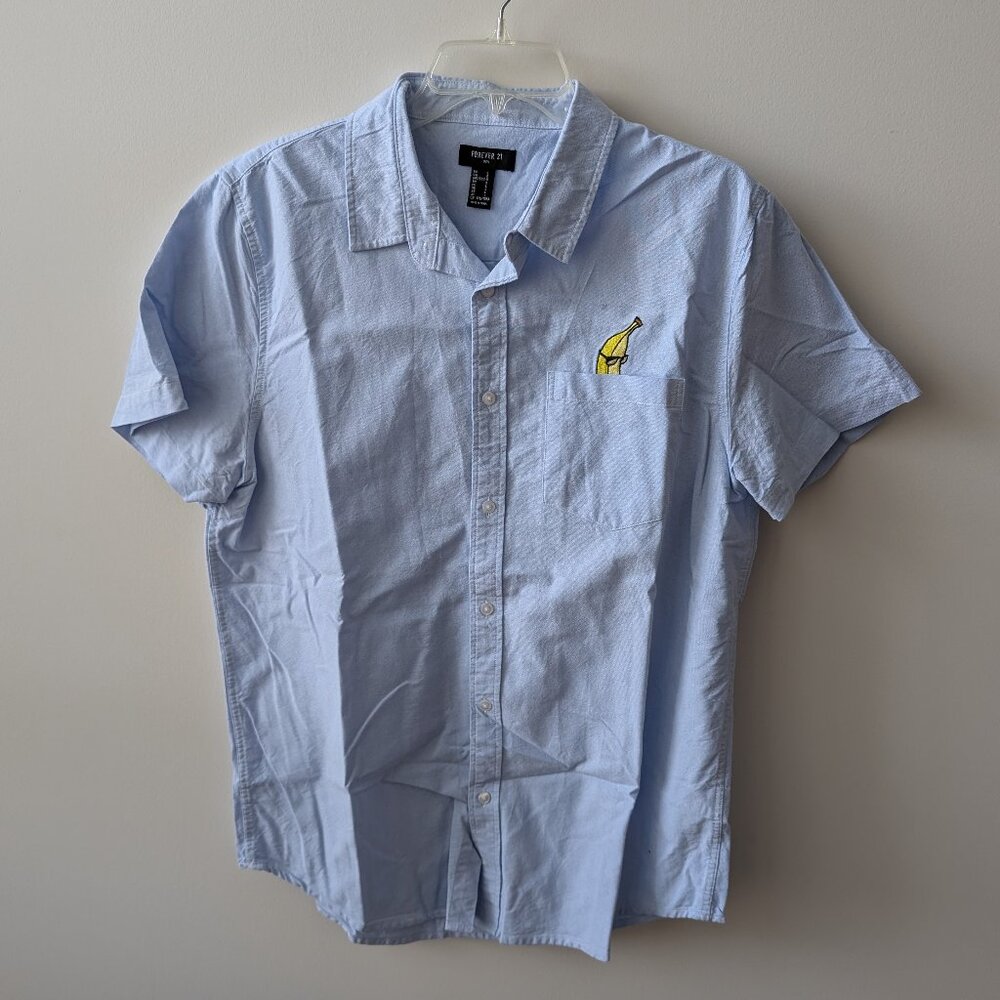 Forever 21 Banana Pocket button down Mens L